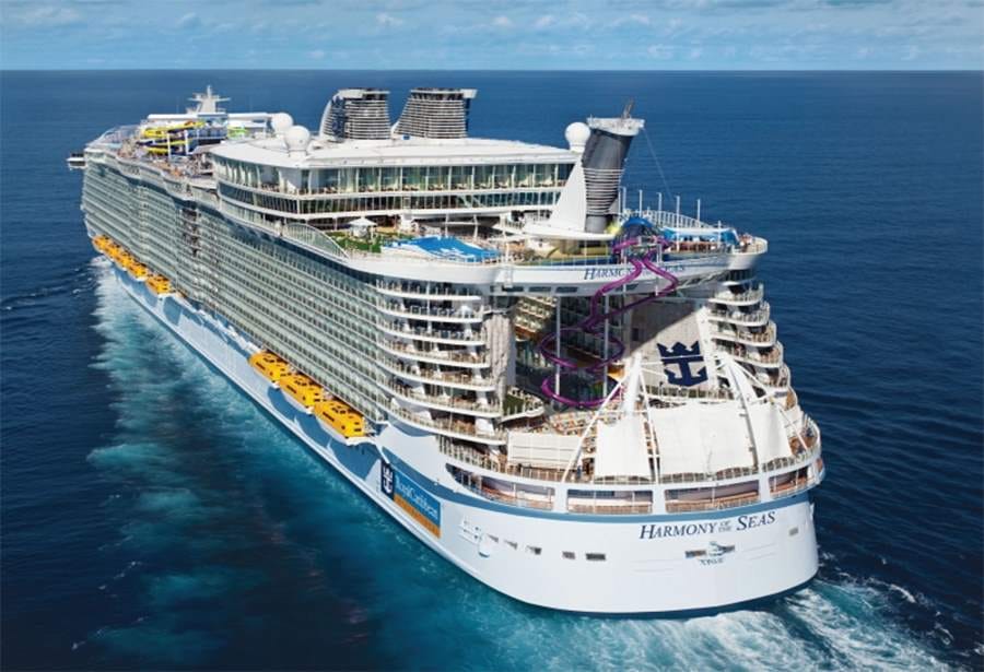harmony of the seas is the brand new largest cruise in the world