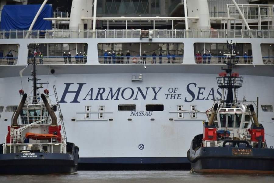 harmony of the seas is the brand new largest cruise in the world