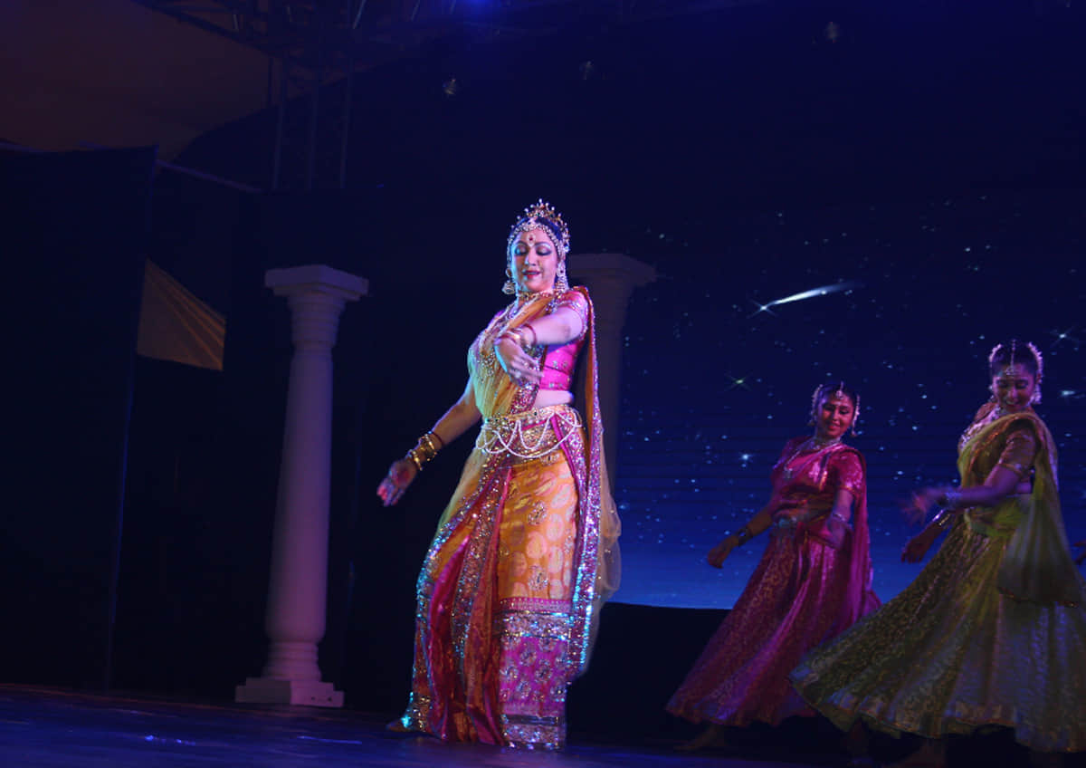 hema malini performed in a program help in vrindavan