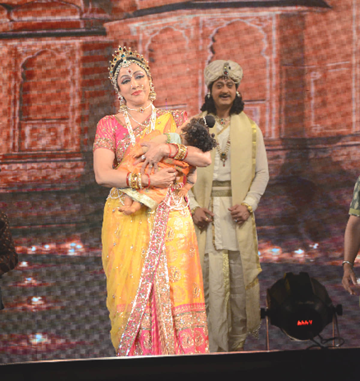 hema malini performed in a program help in vrindavan