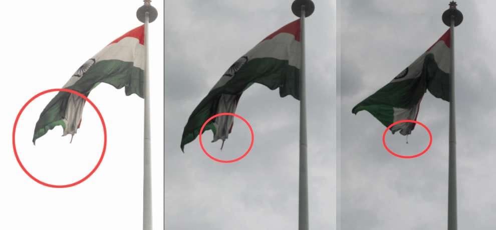 national flag got torn dishonouring national flag in shimla