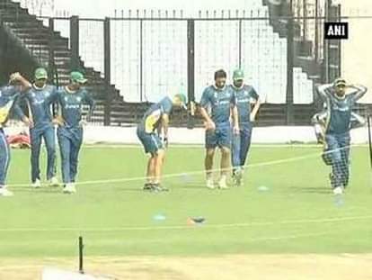 World T20: Pak team gears up ahead of warm-up match against Lanka