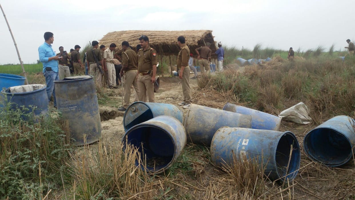Destroyed thousands of liters Lhn