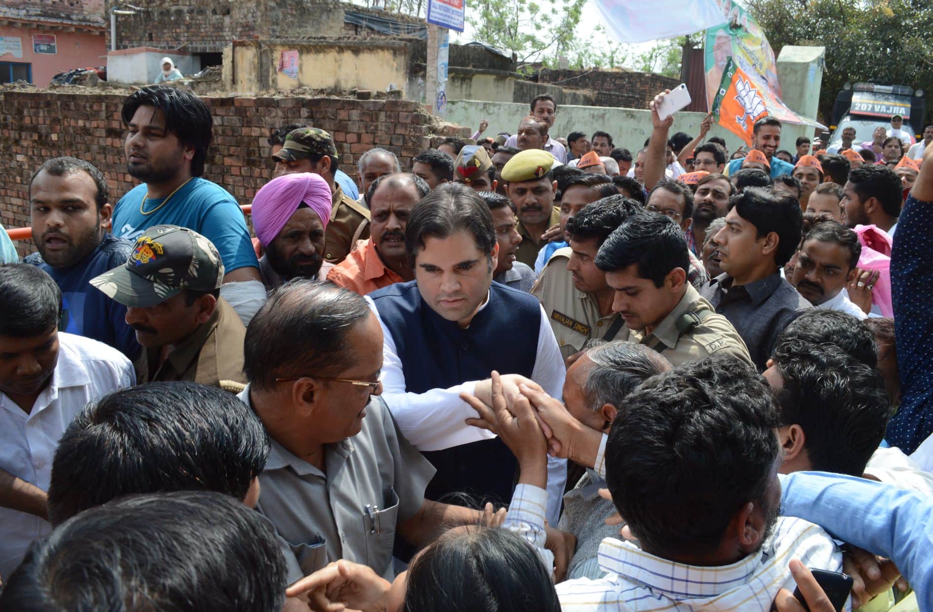 stage of varun gandhi broken