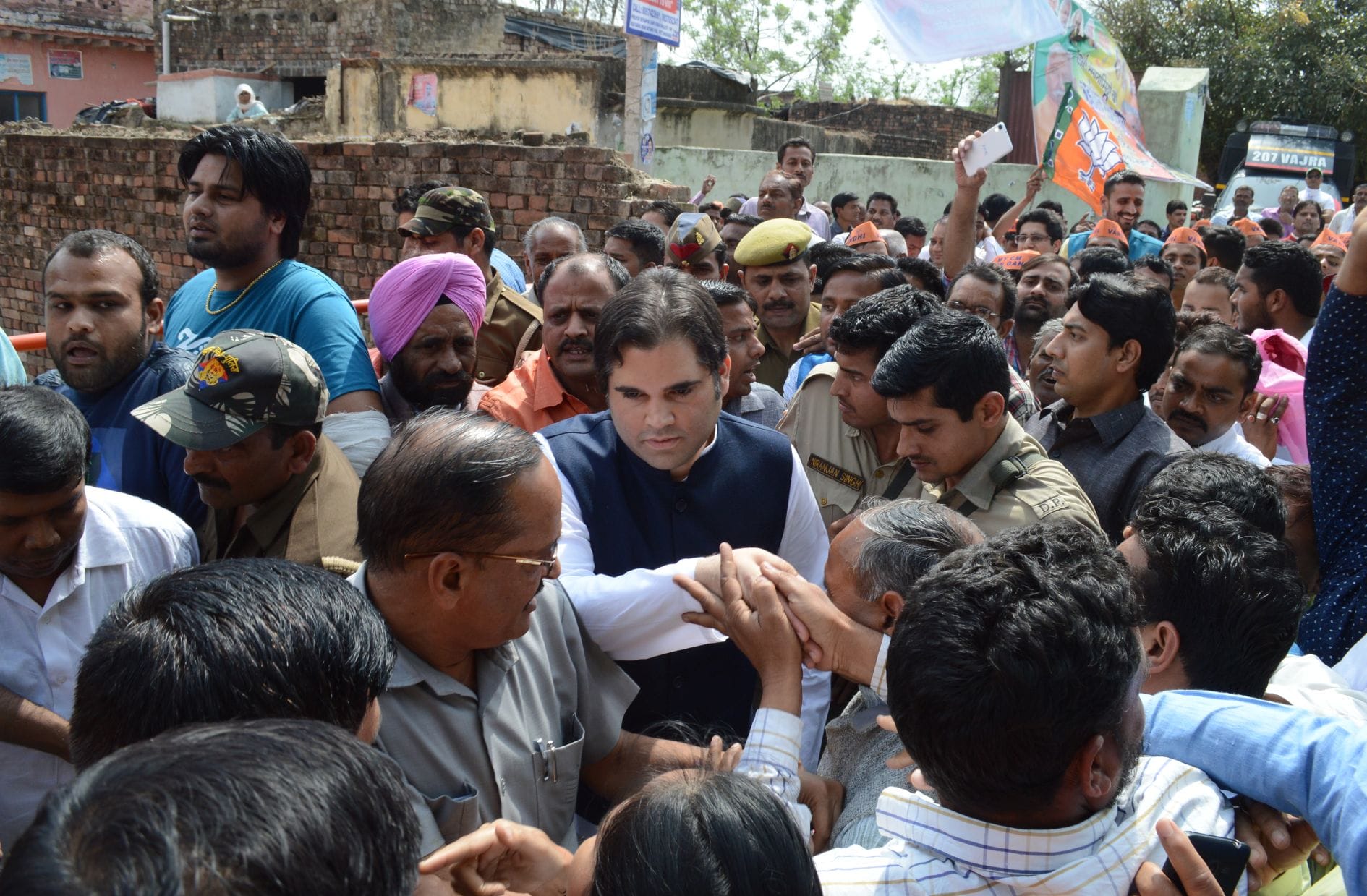 stage of varun gandhi broken