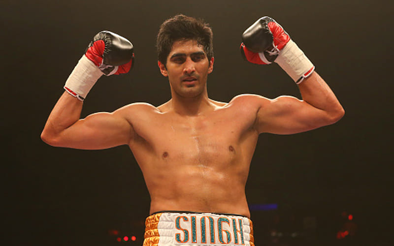 vijender singh won his fourth match