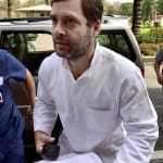 Rahul Gandhi visits Shushma Swaraj at AIIMS