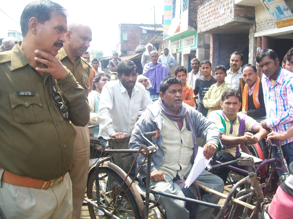 Inlaid lock on the bank loan for the disabled