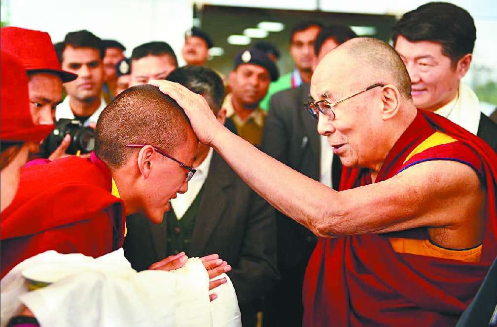 dalai lama returned to Dharamsala after surgery in the us