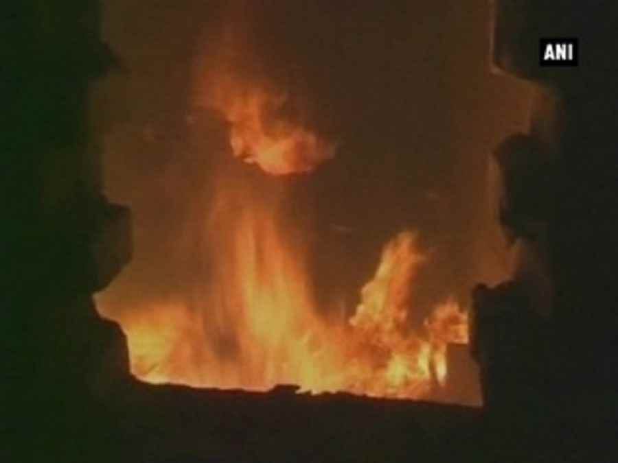 Drunken young man set himself on fire