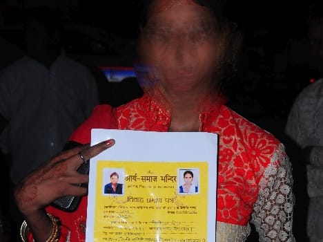 wife beats husband doing second marriage