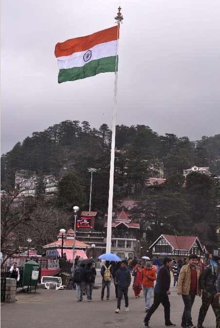 dishonouring of national flag case shimla
