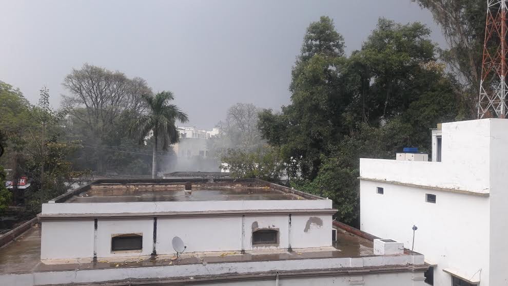 hailstone fall in month of march in up