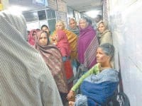 infant died in phc, uproar