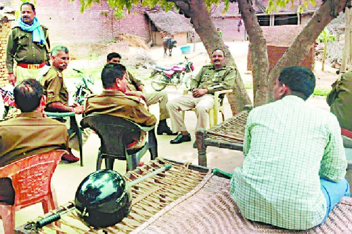 Things like curfew in the village for fear of gang war , police deplo