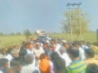 agriculture, rain, damage, protest, farmer, fatehabad