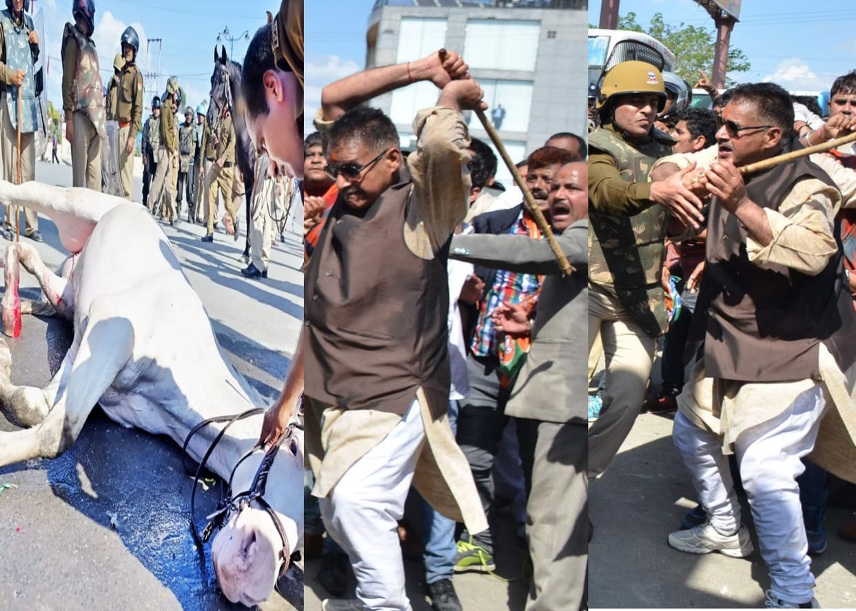 UKD leader will give reward who cut BJP MLA leg