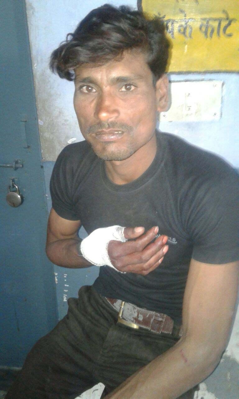 The two sides firing Chakubaji, six injured