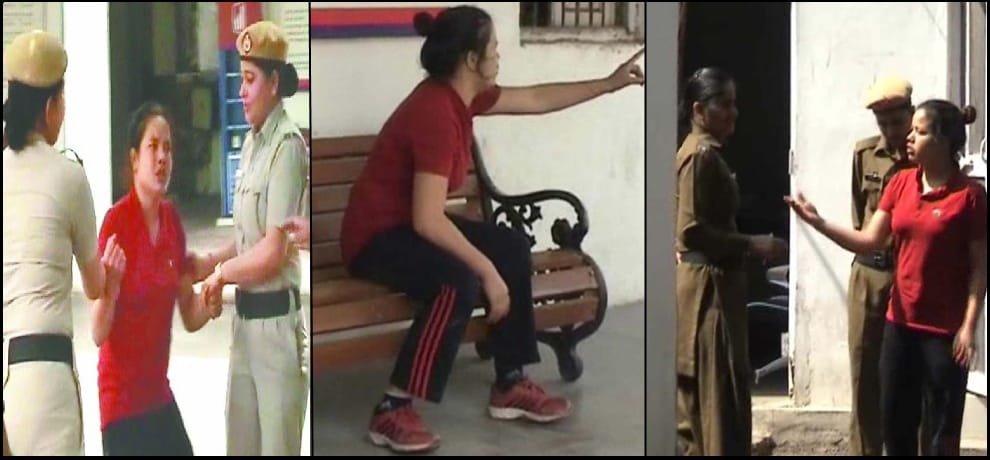drunk woman creates furore in gurgaon commissioner office