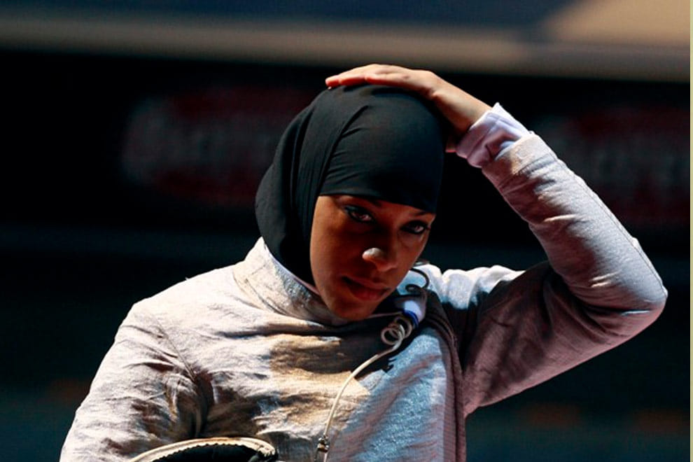 Olympian Fensr Ibtihaj Muhammad asked to remove hijab in US