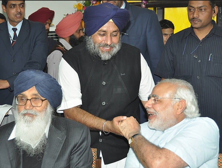 SAD-BJP alliance in trouble due to centre's affidavit in Supreme Court on SYL issue