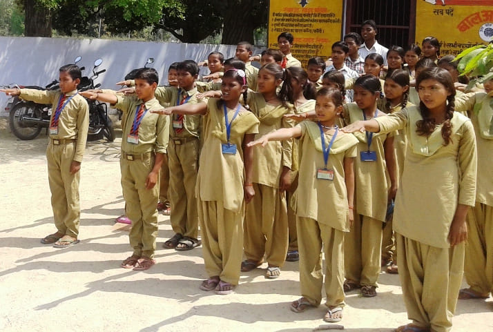 Children oath Green UP,Clean  UP  