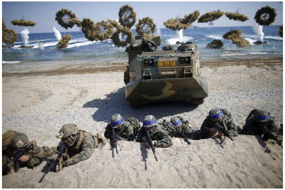 War games in South Korea