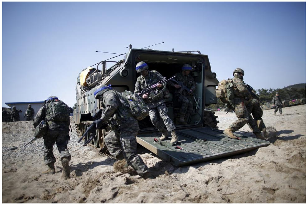War games in South Korea