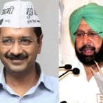 प्रकाश सिंह बादल, अरविंद केजरीवाल, कैप्टन अमरिंदर सिंह