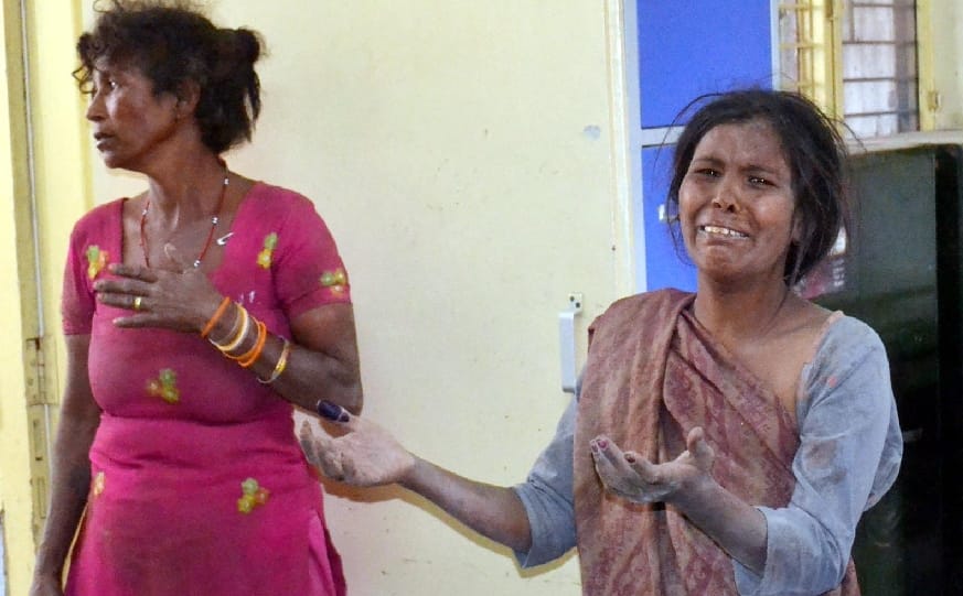 brutal accident in barwala, child killed, mother save