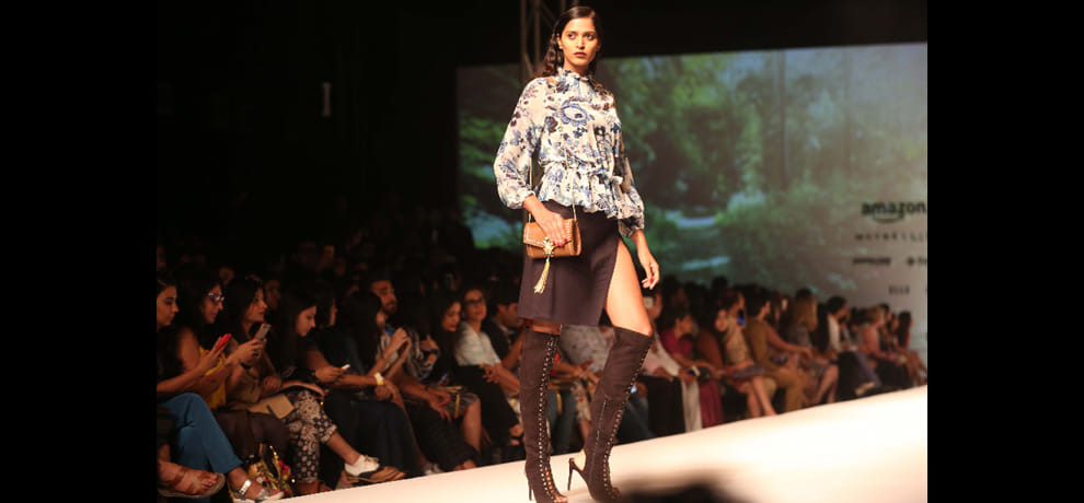 Amazon India Fashion Week first day ramp walk