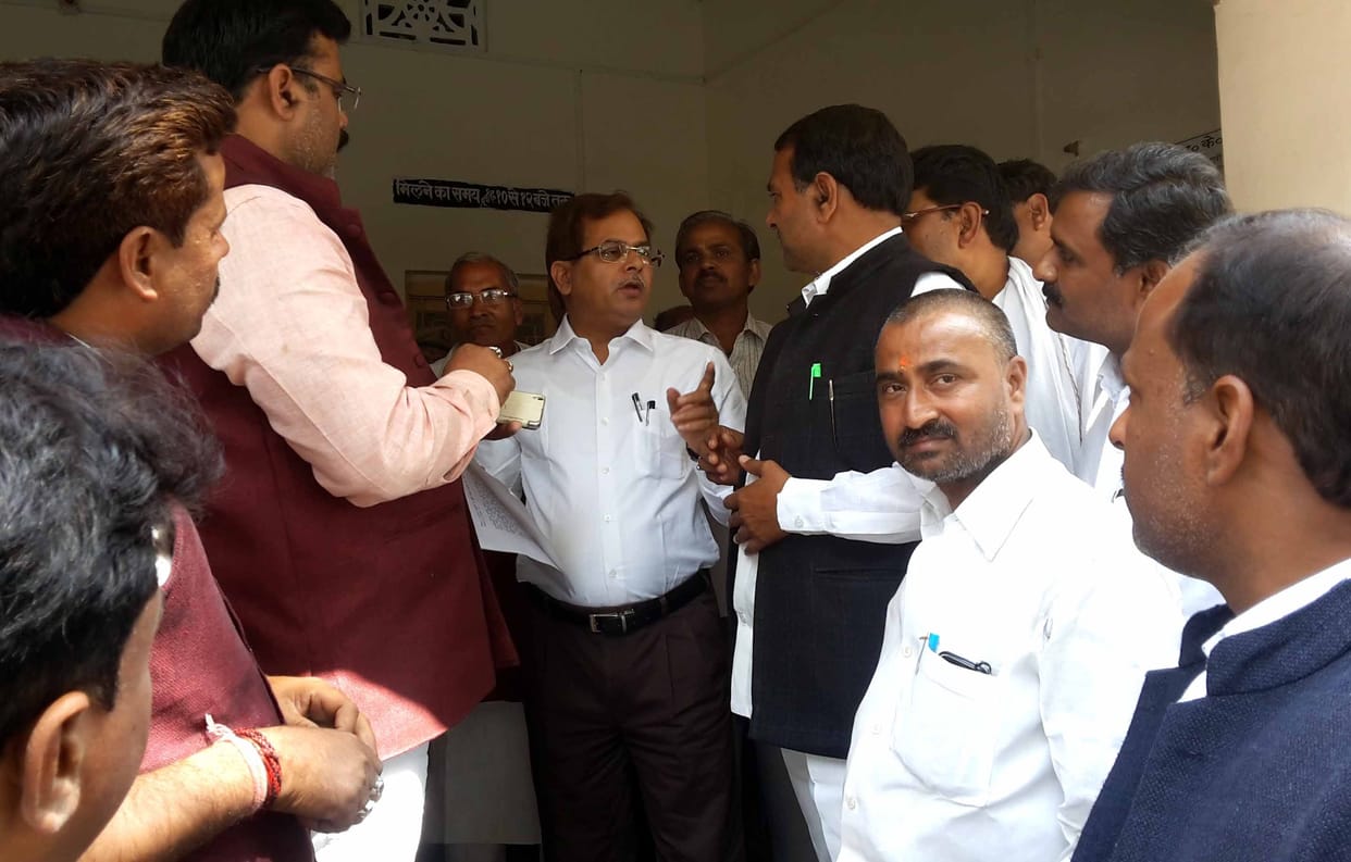 BJP gherao to DM