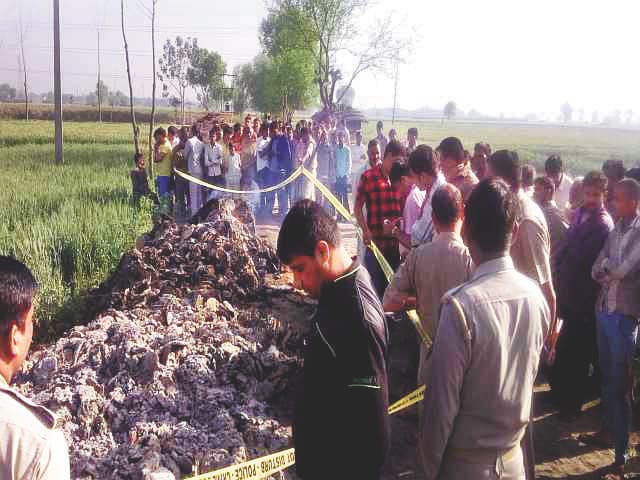 Pregnant daughter murdered bodies burned