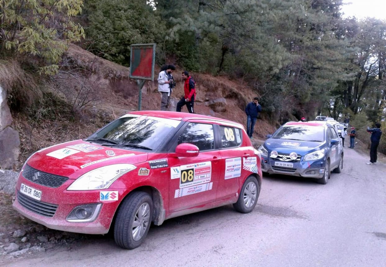 Auli arrived Adventure Himalayan Car Rally