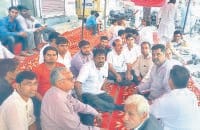 protest, goldsmith, lawmaker, exise duty, support, fatehabad