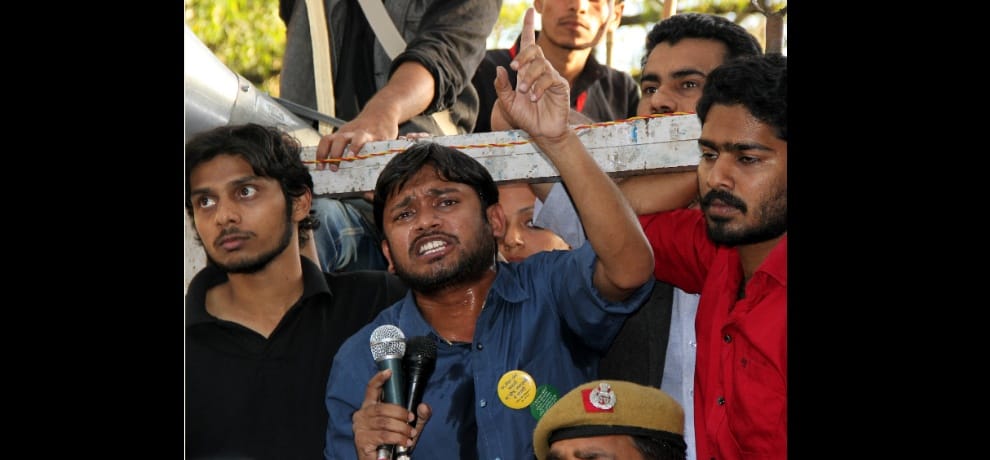 kanhaiya gives challenge to modi government for UP elections