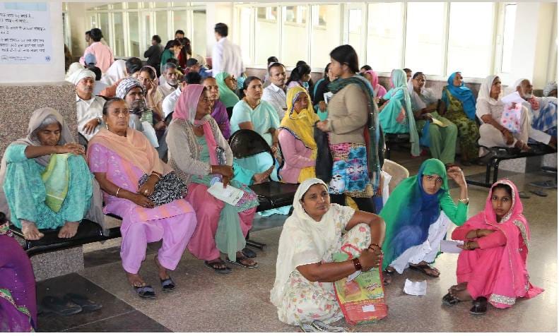 treatment, Token System, panchkula Sector 6 General Hospital