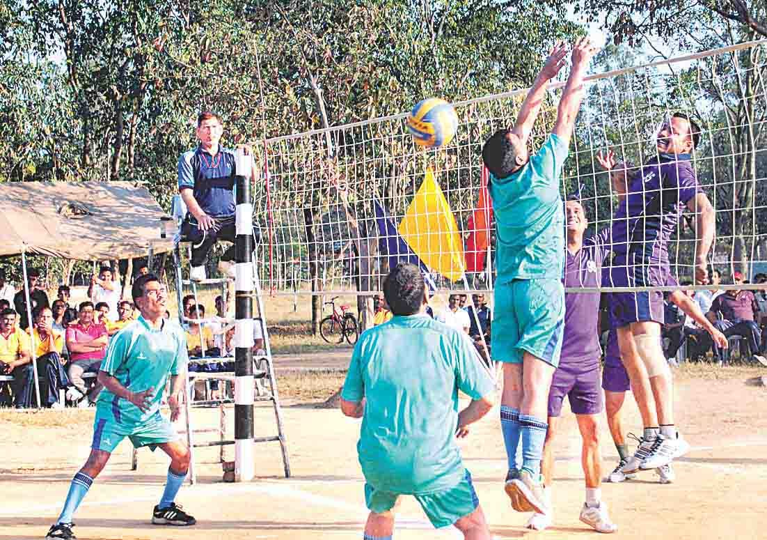 varanasi beat kathgodam in vollyball