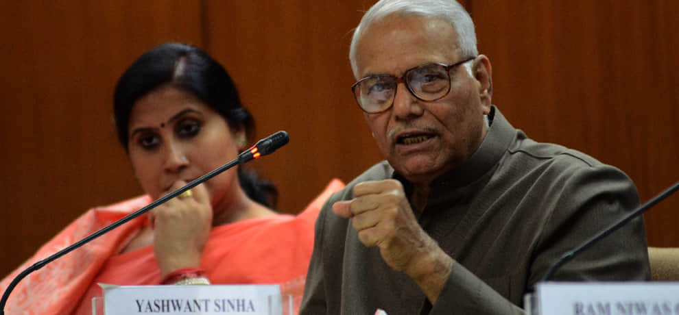 Yashwant sinha arrested from hazaribagh jharkhand