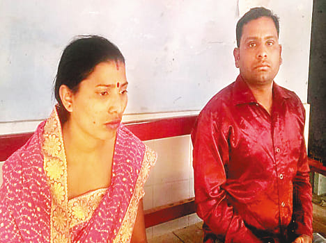 Bikers robbed the couple, including two teachers