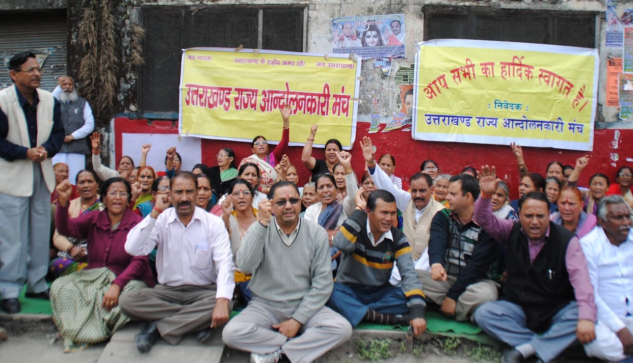  State agitator angry with government.