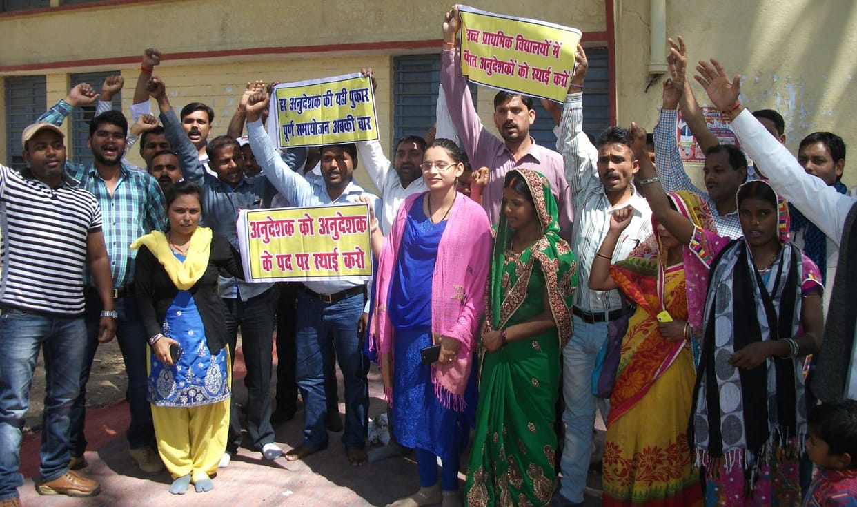 Anudesh protest over BSA office 