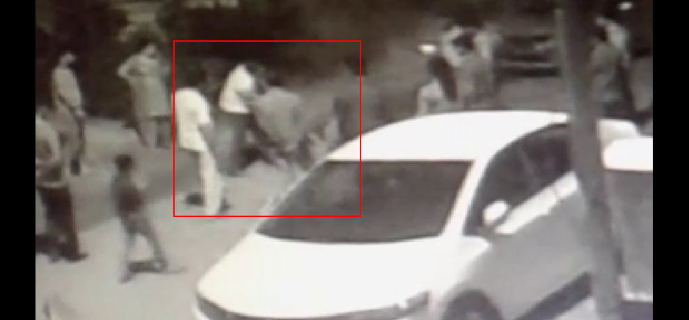 brutally beating to man captured in CCTV