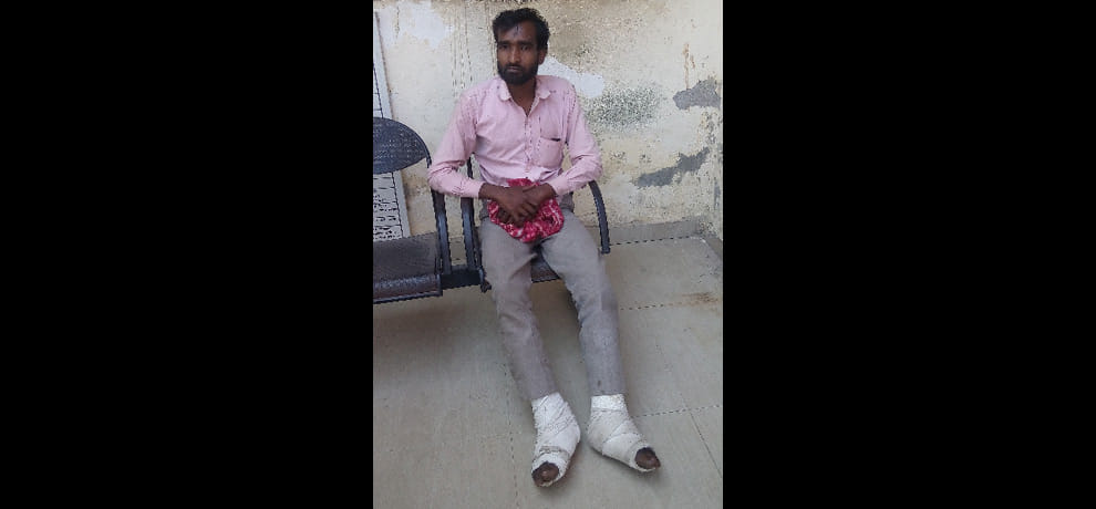 brutally beating to man captured in CCTV