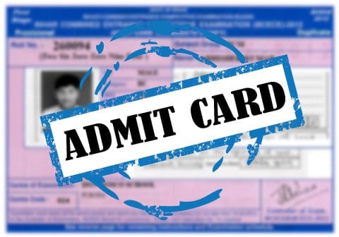 Admit card defects