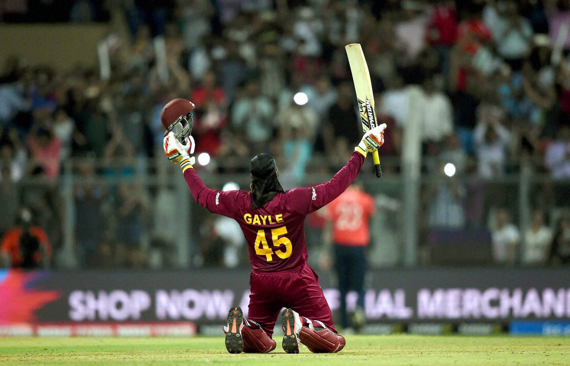 Chris Gayle 4th time failed to score more than 15 run vs SA
