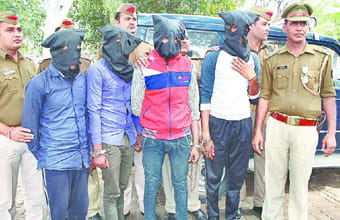 four crooks arrested