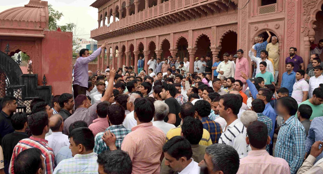 intelligence agencies alerts on Bleed prison agitation of Jat