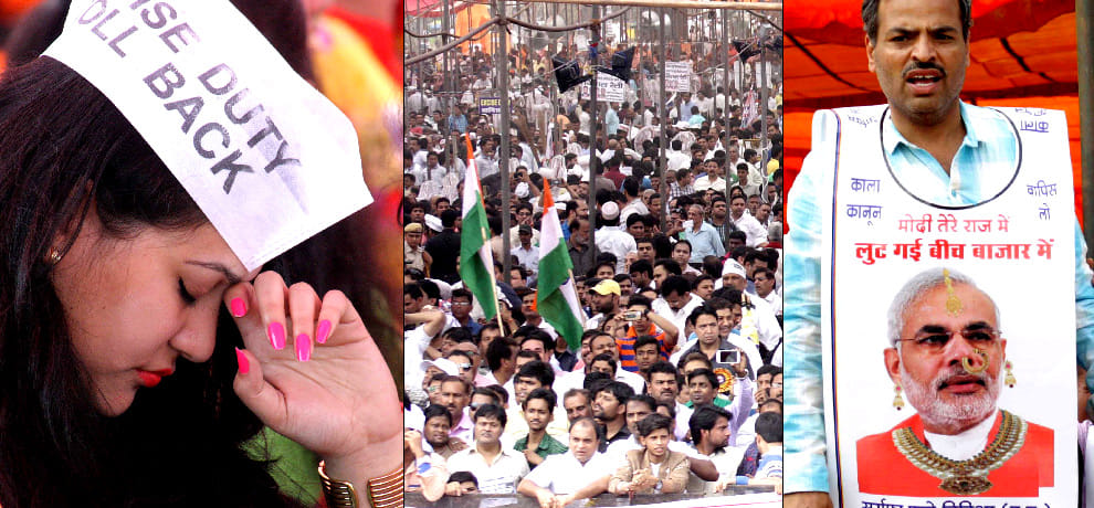 Jewellers across the country protest in Ramlila Maidan