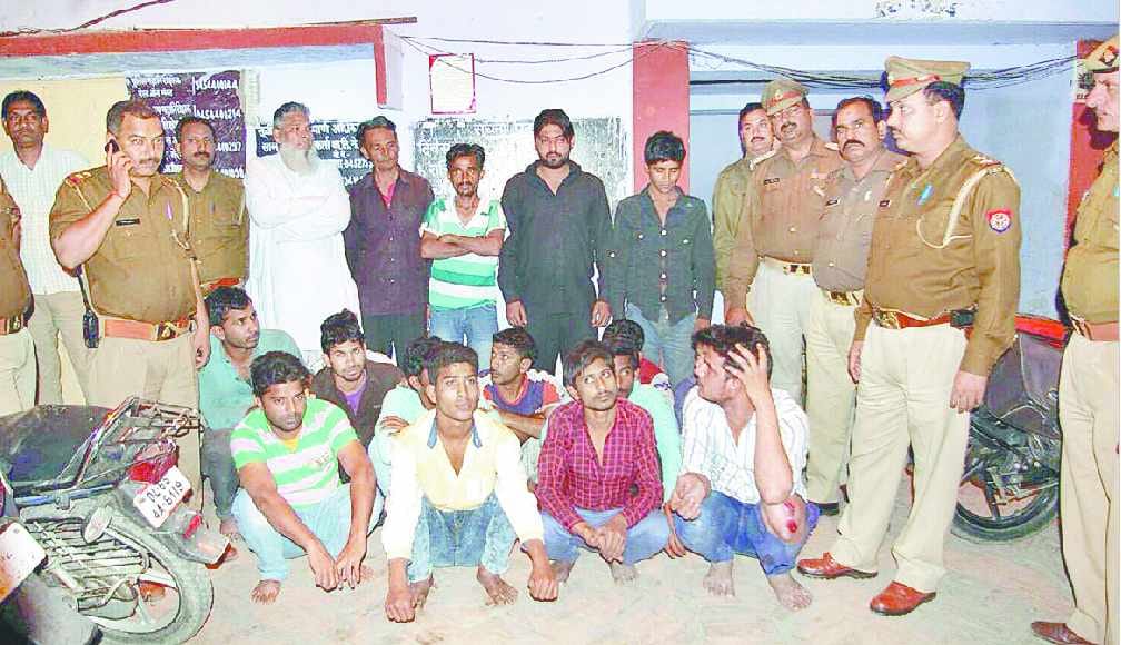 Historysheetr  Aslam Mevati and  17 bookies arrested 